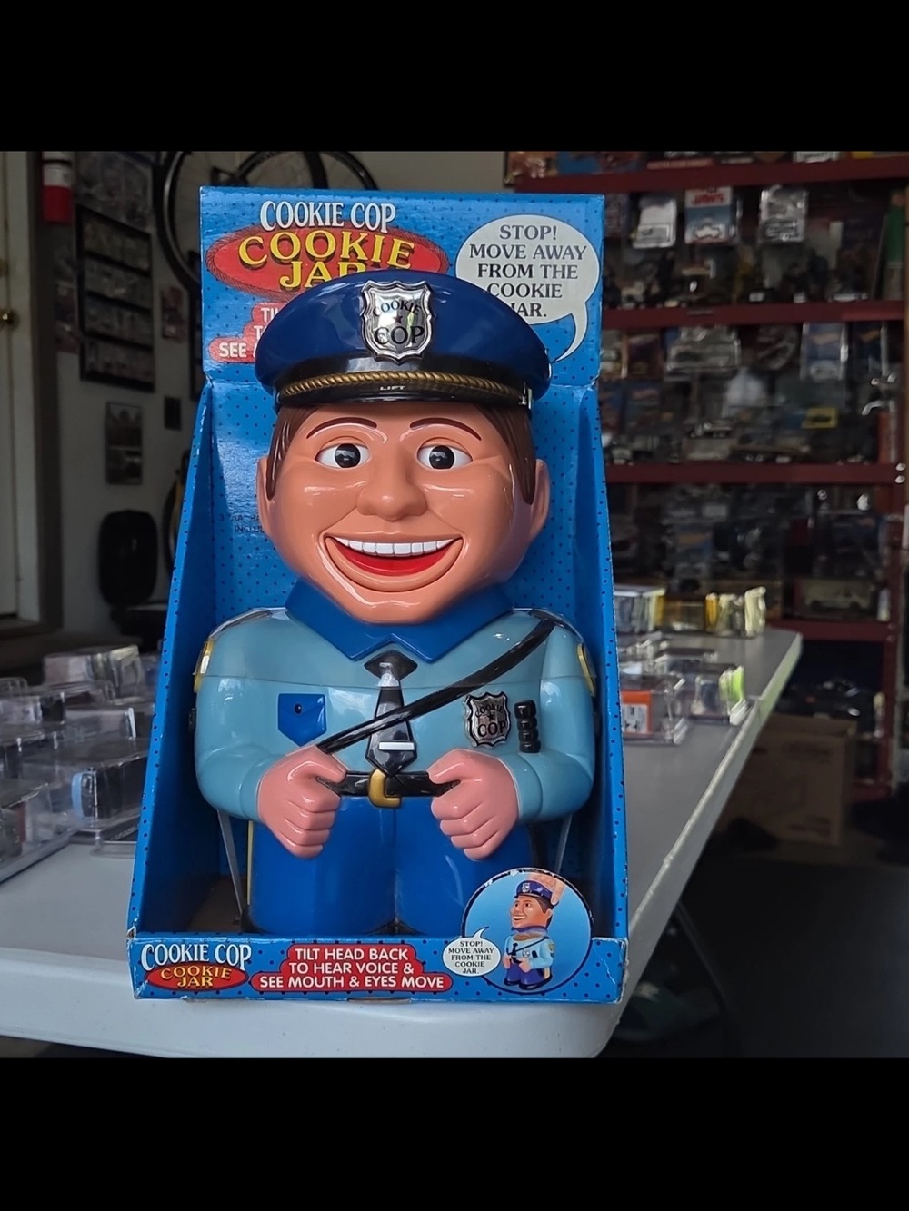 The Original Cookie Cop Talking Cookie Jar‼️FINAL SALE
